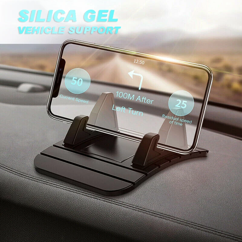 

Car Dashboard Mobile Phone Stand Bracket Non-slip Silicone Mat Lazy Holder For iphone XS Max XR X Smart Mobile Cell Phone Holder