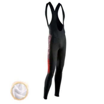 

NW 2019 Men Warm Cycling Bib Trousers Winter Thermal Mountain Bike Pants Bicycle Tights 19D Gel Pad Cycling Bib Pants