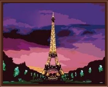 

Frameless Pictures Painting By Numbers DIY Digital Oil Painting On Canvas Home Decoratin 40x50cmTransmission tower G080