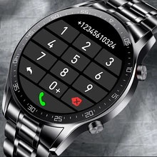 

2021 New Smart Watches Men Full Touch Screen Sports Fitness Watch IP67 Waterproof Bluetooth For Android ios smartwatch Mens+box