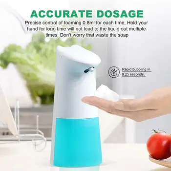

250ml Automatic Foam Sensor Soap Dispenser Touchless Sensor Free Hand Automatic Z5Q5 Hands Foam Sanitizer Machine IR N6N8