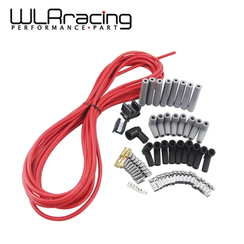 

WLR RACING - 10m / set Spark Plug Wires Spiral Core 8.5mm Red For Chrysler Hemi Pro Stock For Ford Dodge Set WLR-SSC01