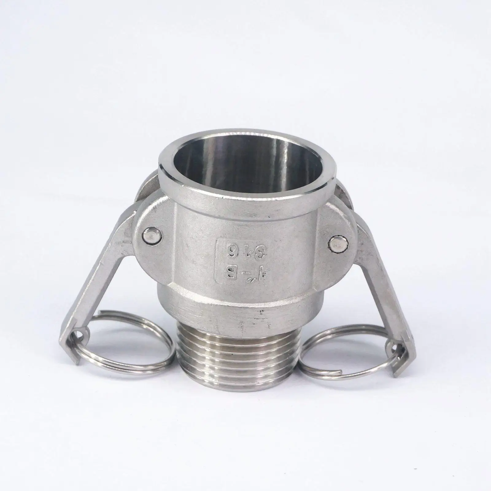 Cam and Groove Fitting Aluminium Material Camlock Type B Female Coupler 1/2 BSPT Male Thread
