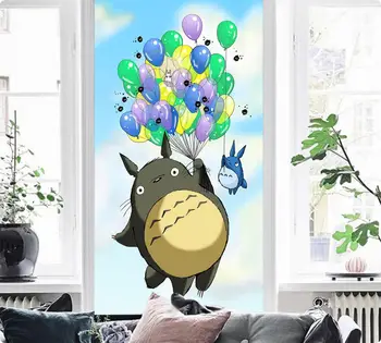 

[Self-Adhesive] 3D Murals For My Neighbor Totoro 185 Japan Anime Wall Paper mural Wall Print Decal Wall Murals Belly