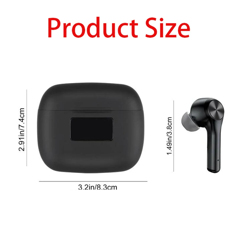 TWS Ear buds Wireless Headphones Bluetooth Earphones With Mic Touch Control Sport Waterproof Noise Cancel Headset PK tws i9000