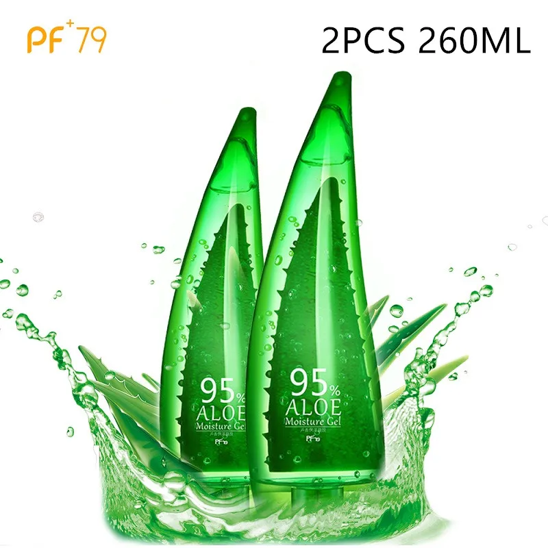 

PF79 100% Pure Natural Aloe Gel Wrinkle Face Cream Moisturizing Anti Acne Anti-sensitive Oil-Control Aloe Vera Sunscreen Cream