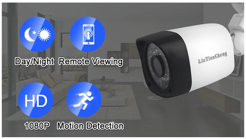 Камера видеонаблюдения с WiFi Открытый 1080P HD ИК ночного видения Домашняя безопасность ip-камера Обнаружение движения Yoosee View уличная камера наблюдения