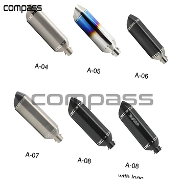 

Modified Motorcycle AkExhaust Pipe Muffler with DB Killer Escape Moto Motocross CRF230 XMAX NINJA ER6N GSXR