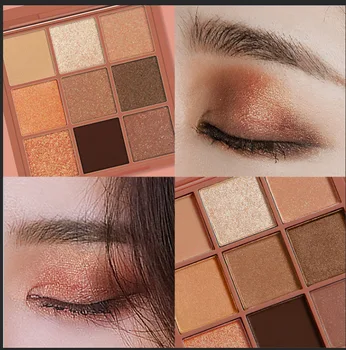 

eye shadow Pearl matte nude makeup color pumpkin color eye shadow