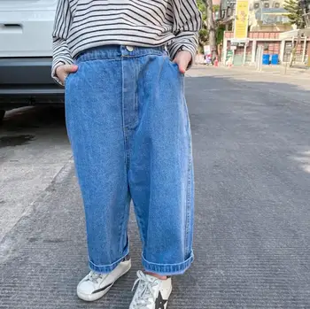 

2020 new arrival girls boys denim pants spring fashion kids jean pants 1-6t HM572