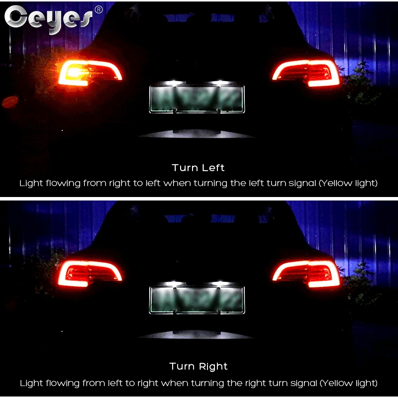 9 动态图 car turn signal led trunk strip Light for car Tail trunk Tailgate strip (9-1 动态图)