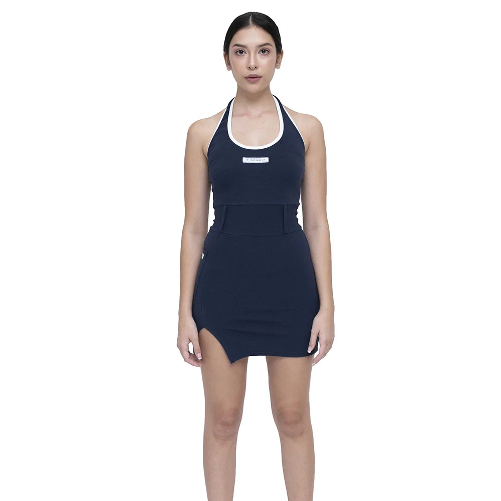 Basic Hot Sexy Mini Dress 2020 Slim Female Solid Bodycon Party Dresses Women Fashion Sleeveless Backless Skinny Clubwear Sundres