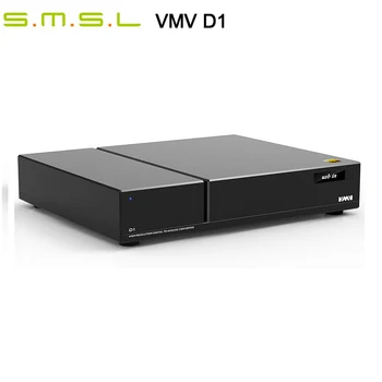 

SMSL VMV D1 2*ES9038PRO High-end DAC 32Bit/768KHZ DSD512 USB/OPT/COAX/EBU input RCA/XLR output HIFI Decoder