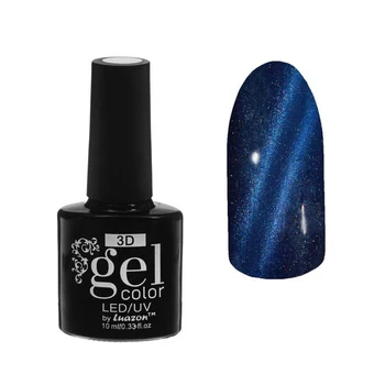 

3D nail gel polish, three-phase LED / UV, magnet-like, 10ml, color 19-034 blue
