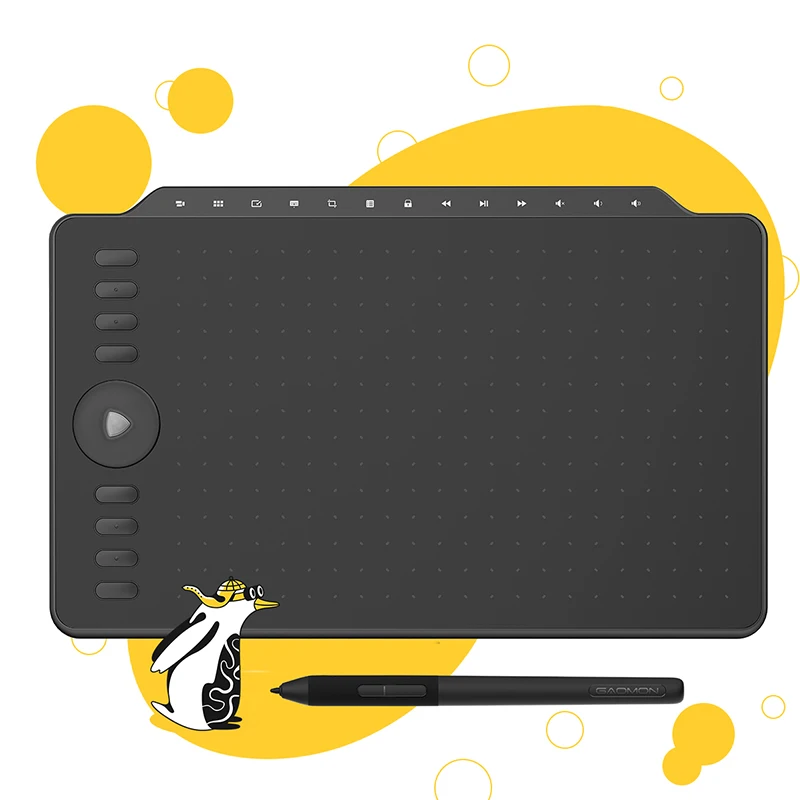 GAOMONGraphicTabletM122012InchDrawingTabletRedailTiltSupport