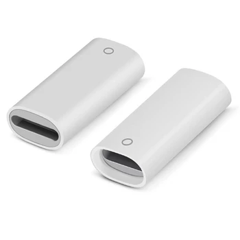 

HOT-[2 Pack] Adapter Compatible with Apple Pencil Adapter Female to Female Charging Adapters Lightning Cable Adapter for iPad Pr