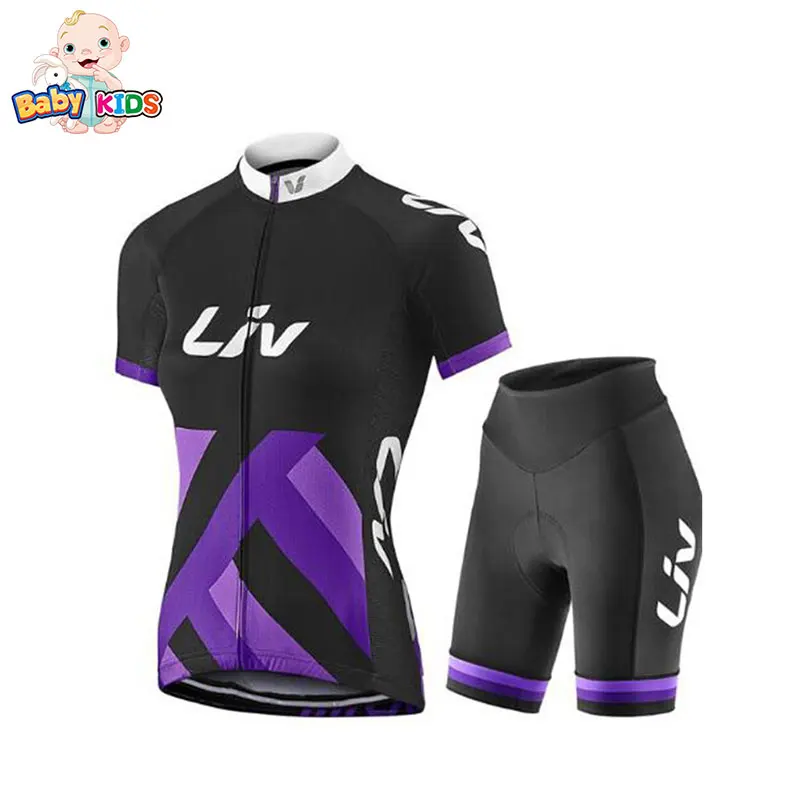 Набор велосипедных футболок LIV Pro Team быстросохнущие велосипедные майки с