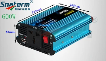 

600W modified sine Wave Power inverter DC12V to AC110V/220V 50HZ60HZ off grid inverter with USB Ports Car Charger Adapter