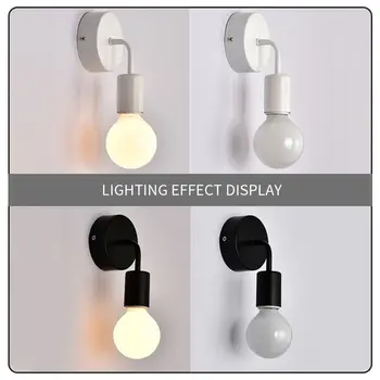 

E27 220V Wood Wall Lamp Modern Nordic Wooden Sconce for Home Light Fixture Vintage Retro Wall Light Decor Edison Lamp new