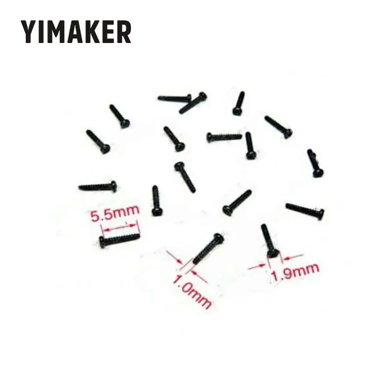 YIMAKER 100 шт M1 * 5 круглая головка саморезы Микро электронный винт плоский хвост