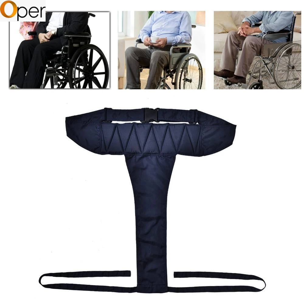 

Wheelchair Safety Waist Belt Adjustable Patients Care Seat Strap for the Elderly Portable Wheelchair Seat Straps Slip Restraints