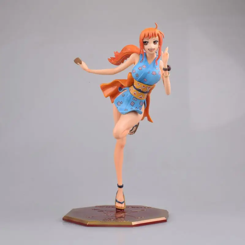 Одна штука Nami ninja ПВХ фигурка 220 мм одна аниме Luffy Sanji Коллекционная модель