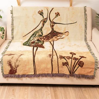 

Retro Dance Multifunction Throw Blanket Navidad Christmas Decorations For Home Sofa Covers Cobertor Dust Cover Blankets For Bed
