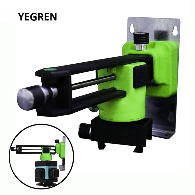 Spirit Level Wall MounTed Stand 360 degree Rotatable Universal Wall Bracket Built-in 4 Strong  Magnets Tiltable Wall Bracket