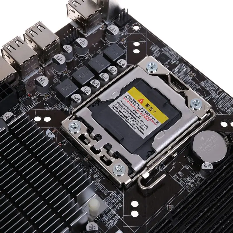 X58 настольная материнская плата LGA 1366 Pin DDR3 компьютерная материнская плата для L/E5520 X5650 RECC