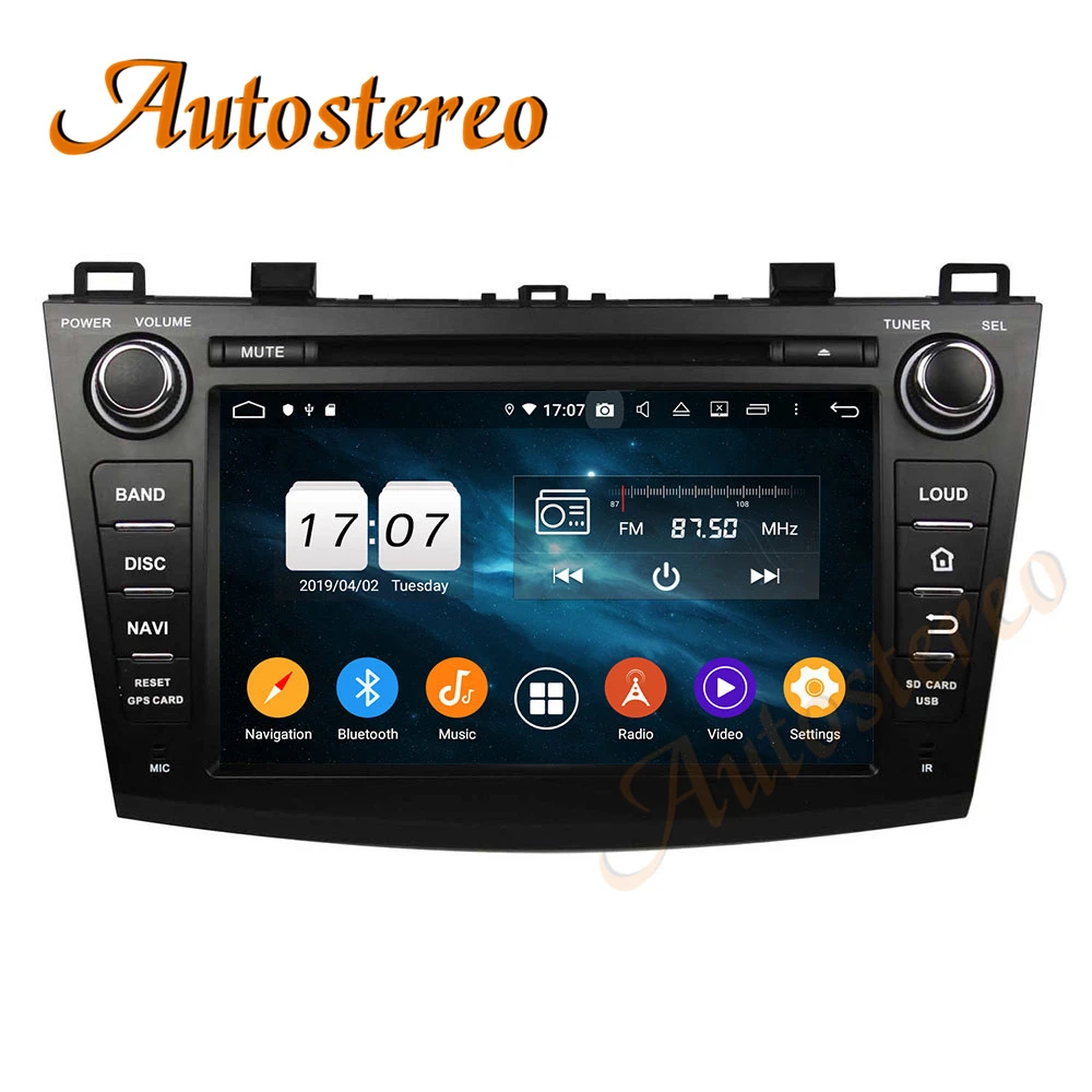 Android 10 PX5/PX6 Car DVD Player GPS Navigation For MAZDA 3 2009-2012 Auto Radio Stereo Head Unit Multimedia ISP Screen | Автомобили и