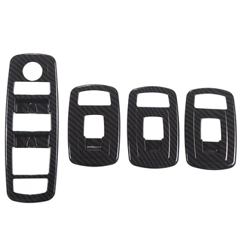 

Abs Carbon Fiber Glass Lifter Decorative Cover Trim Fit for Maserati Ghibli 2014-2017 Levante 2016 2017 Quattroporte 2013-2017