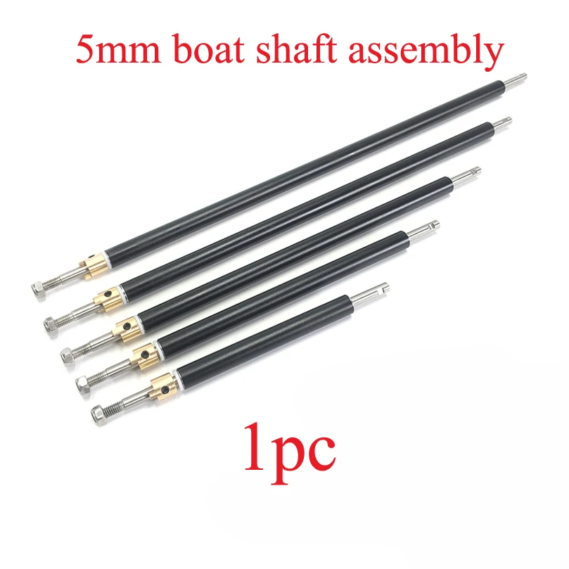 1PCS RC Boat 5mm Boats Shaft Assembly 304 Stainless Steel Drive Shafts Kit Hard Shafting with