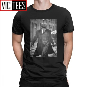 

Peaky Blinders Shirt And Goods Purified Cotton Classic T-Shirts Summer Tees Short Sleeves Crew Neck Men T Shirts Plus Size