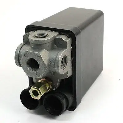 

Air Compressor Pressure Switch Control Valve AC240V 20A 175PSI 12Bar 4-Port