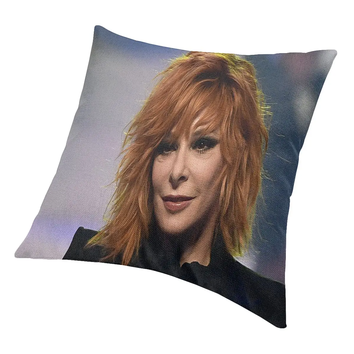 Mylene фермер интересные фотографии искусственная наволочка Подушка Чехол 40x40 см |