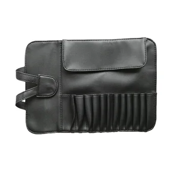 

Portable Home Container Card Holder Tools Organizer Practical PU Leather Makeup Case Durable Brushes Travel Cosmetic Storage Bag
