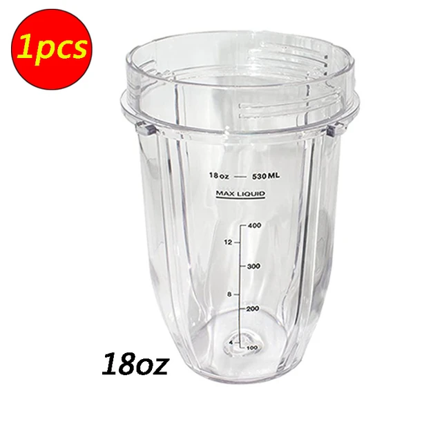 for Nutri Ninja Blender Cups and Accessories Replacement Parts for BL480,  BL490, BL640, BL680 Auto IQ Series Blenders 