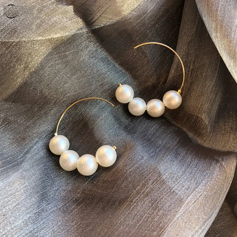 AOMU, винтажные, модные, милые, жемчужные, круглые, изогнутые, геометрические, серьги-гвоздики для женщин, подарки на день рождения, вечерние ювелирные изделия, Pendientes