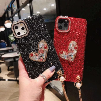 

For Redmi Note 9 ProCase Luxury Flash Diamond Love Personalized High-end Atmosphere For Iphone11 Se 8 Plus 6s 6 X 7 Pro Max Case