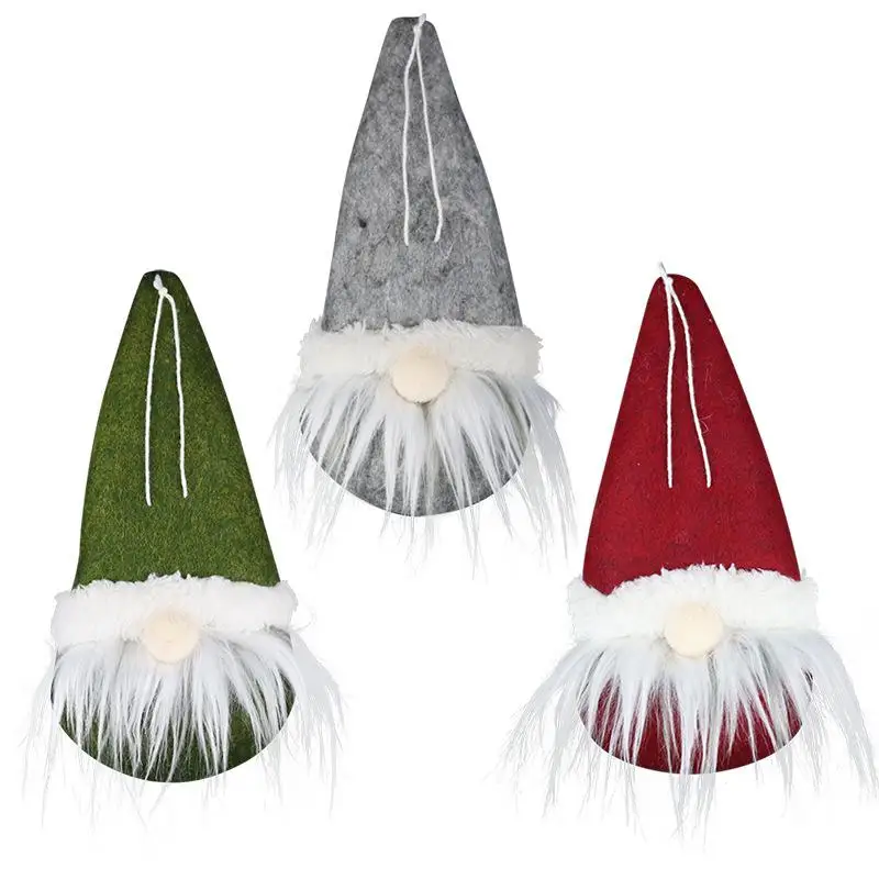Faceless Doll Christmas White Beard Christmas Elf Doll New Year Dinner Party Christmas Decorations Home Festival Decoration