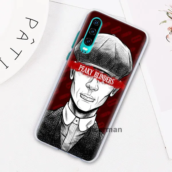 Peaky bliners логотип с крестом Чехлы для huawei P30 P20 Lite P30 Pro P10 P9 Lite P Smart Plus жесткий чехол - Цвет: H13