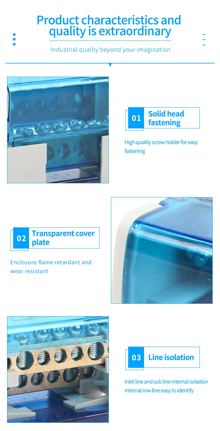 Caixa modular do bloco de distribuição de