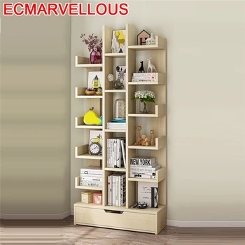 

Home Furniture Wall Shelf Boekenkast Librero Mobili Per La Casa Cabinet Mueble Madera Decoration Book Retro Rack Bookshelf Case