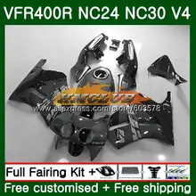 VFR400 R для HONDA VFR400R 1987 1988 1989 1990 1991 1992 серебристо серый 98CL.87 RVF VFR 400 NC24