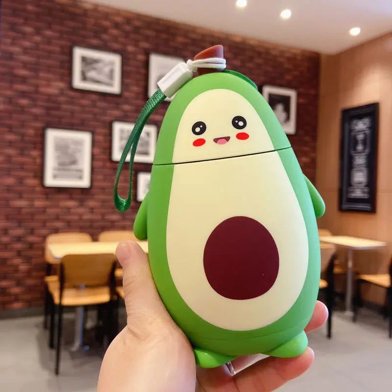 Kawaii Avocado Glass Bottle (280ml) - Limited Edition