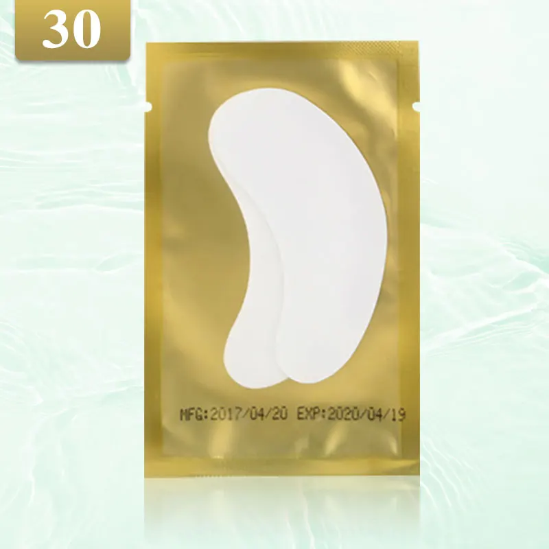 30 Pairs GJLash 30/50/100/200 пар/лот наращивание ресниц накладки для глаз под патчи для ресниц наращивание ресниц макияж инструменты поддержка OEM для наращивания ресниц наращивание ресниц - Цвет: 30 Pairs