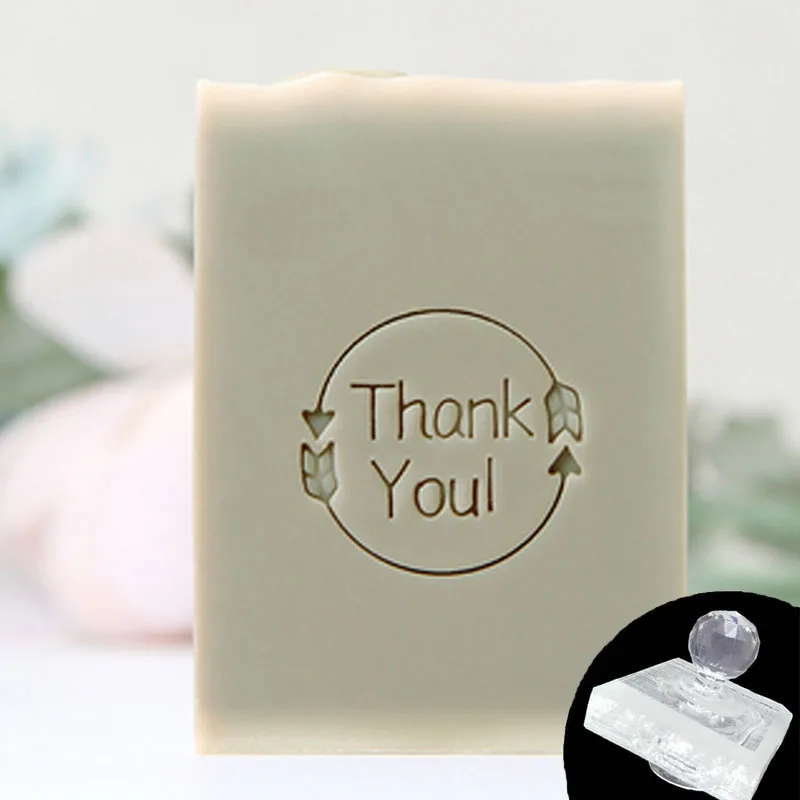 Handmade Soap Stamp Mold, Mini, Organic Glass, Soap Making, Acrylic Nits, Best Gift, Thank You Letter