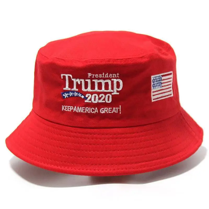 NXYY Exquisite Workmanship President Donald Trump Bucket Hats Keep America Great Again Hat Red Printing Fisherman's Cap Unisex