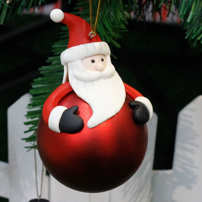 1 шт. Рождественская елка подвесное украшение для дома Рождественский шар олень Санта Клаус Снеговик новогодняя елка шары