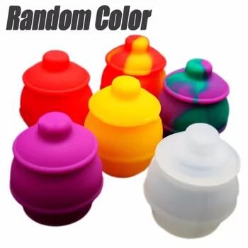 

1pc 35ml Silicone Container Silicone Containers Jars Wax Concentrate Honey Pots 55*55*45mm Containers